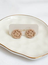 Load image into Gallery viewer, Macrame Button style Studs