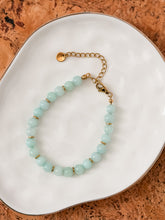 Load image into Gallery viewer, Beaded Bracelet with Genuine Amazonite