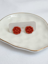 Load image into Gallery viewer, Macrame Button style Studs