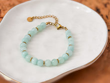 Load image into Gallery viewer, Beaded Bracelet with Genuine Amazonite