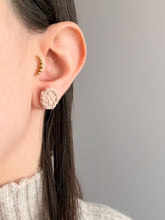 Load image into Gallery viewer, Macrame Button style Studs
