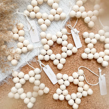 Load image into Gallery viewer, Wooden Bead Star Ornament (Big)