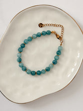 Load image into Gallery viewer, Genuine Aquamarine Beaded Bracelet

