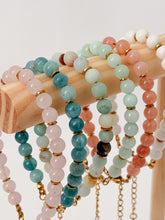 Load image into Gallery viewer, Beaded Bracelet with Genuine Amazonite
