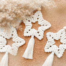 Load image into Gallery viewer, Macrame Star Ornament
