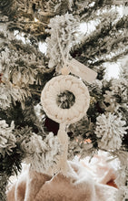 Load image into Gallery viewer, Macrame Wreath Ornament
